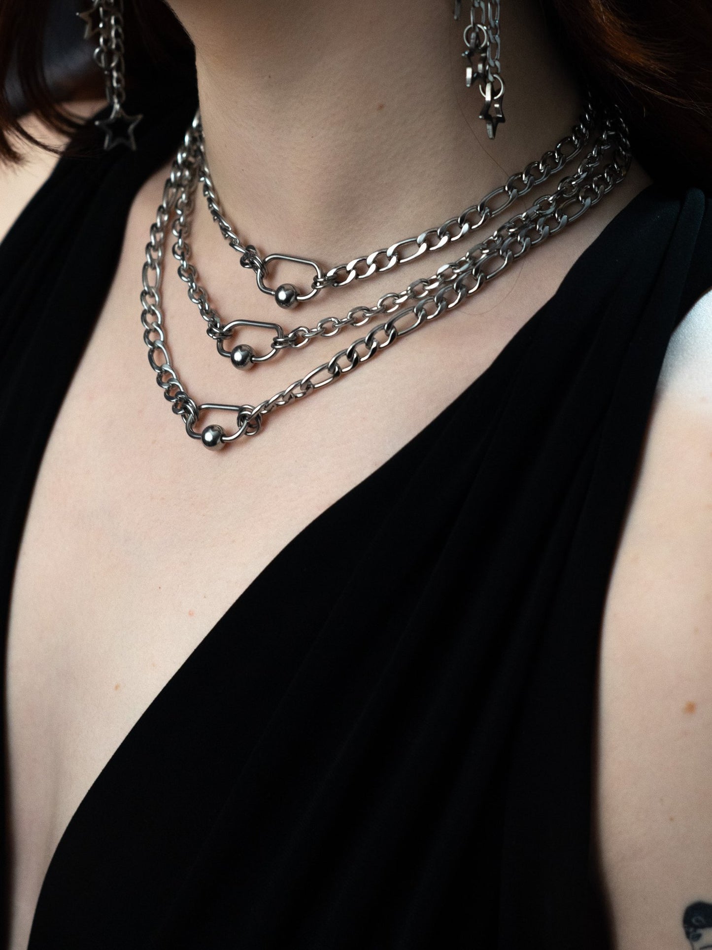 orbit carabiner necklace