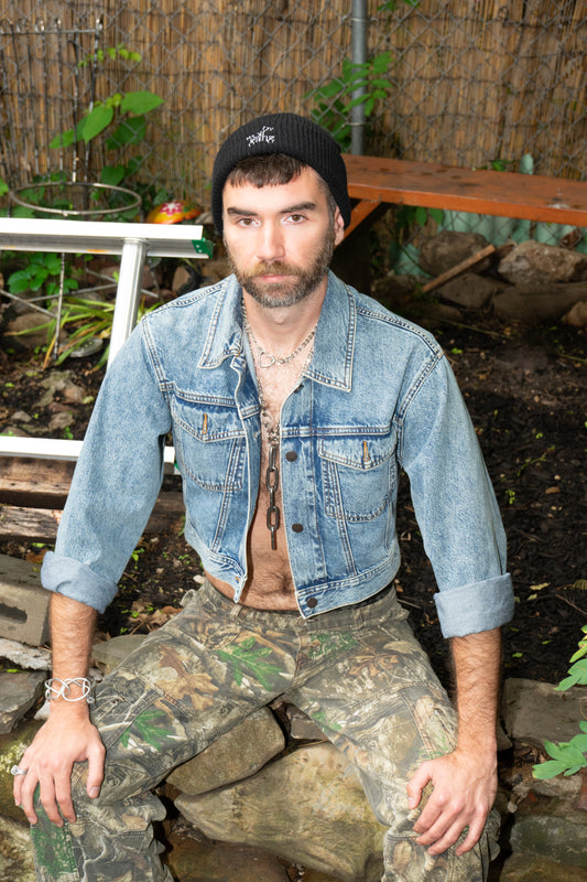 bywolfgang embroidered logo fisherman beanie