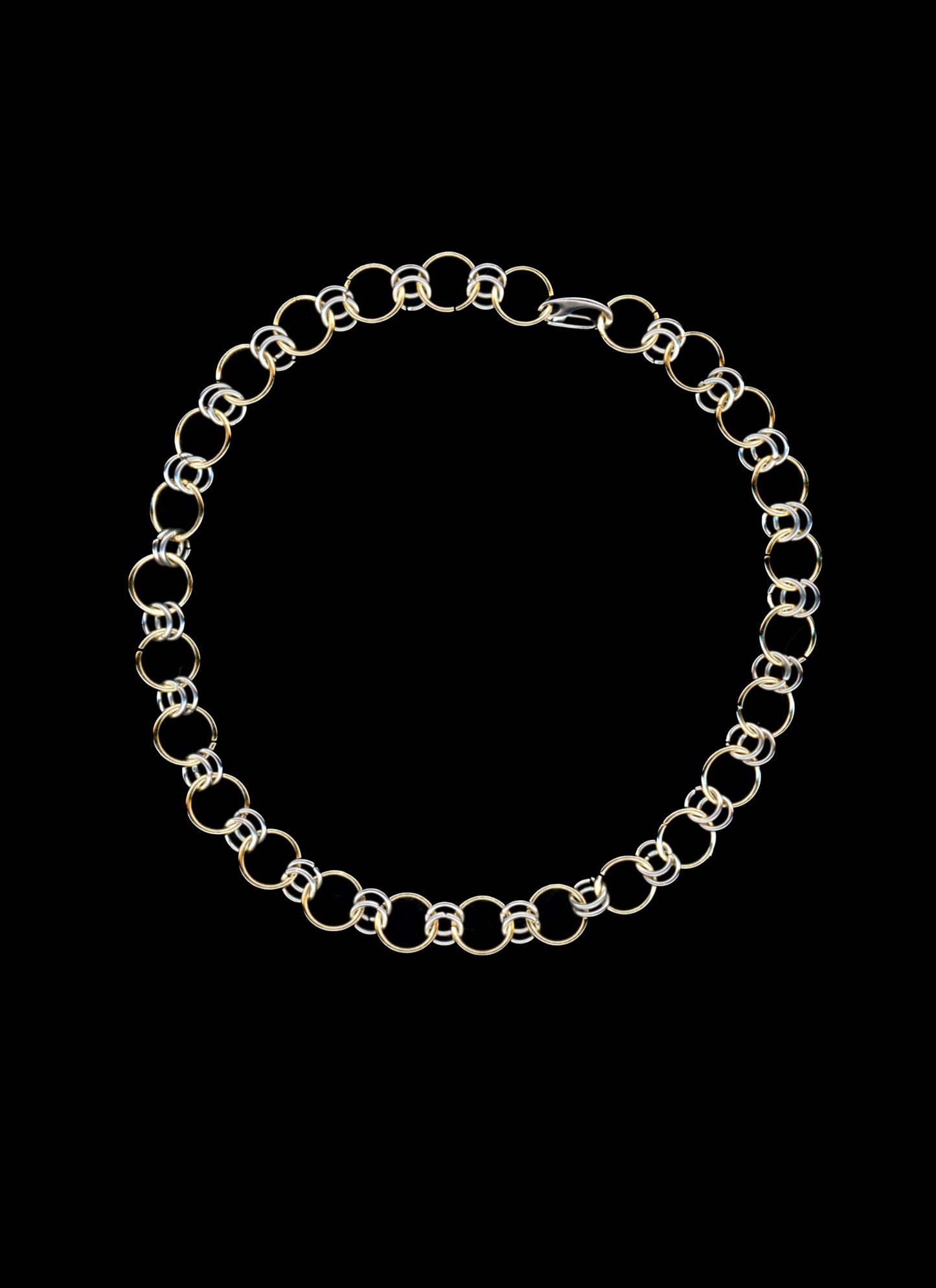athena chainmail necklace