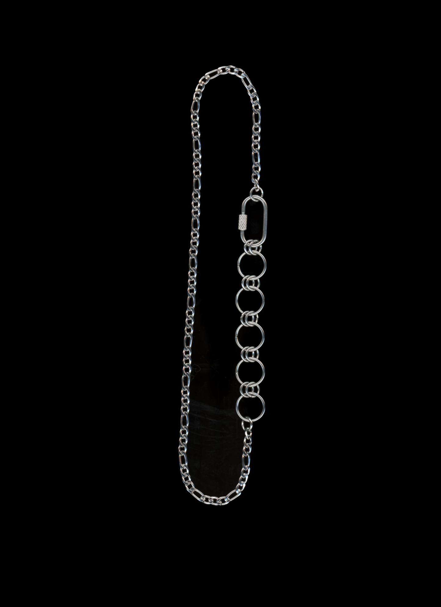 The Harlow - Chainmail Detail Carabiner Chain