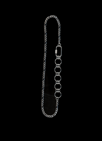 The Harlow - Chainmail Detail Carabiner Chain
