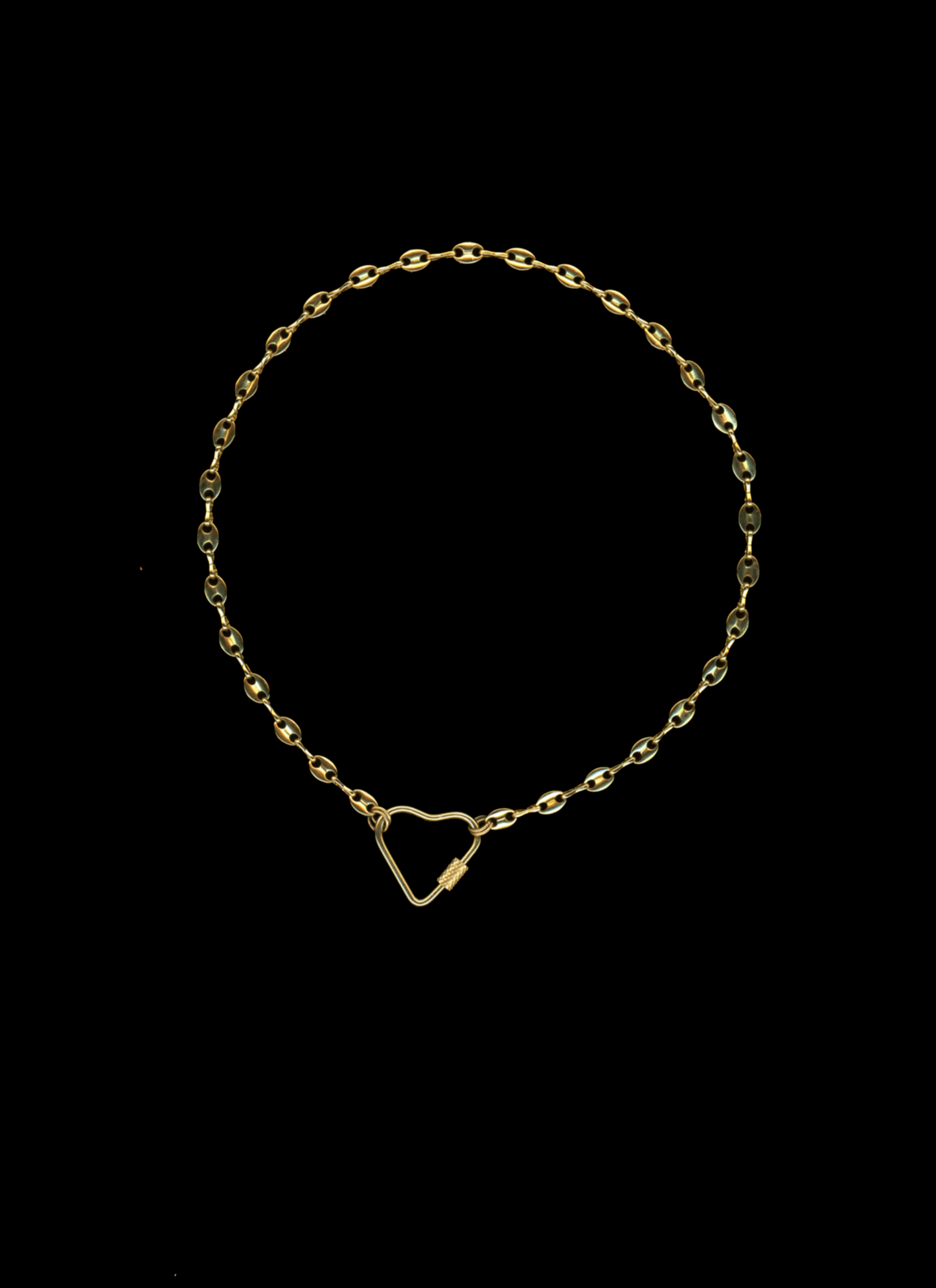 The Rory - Gold Plated Carabiner Chain