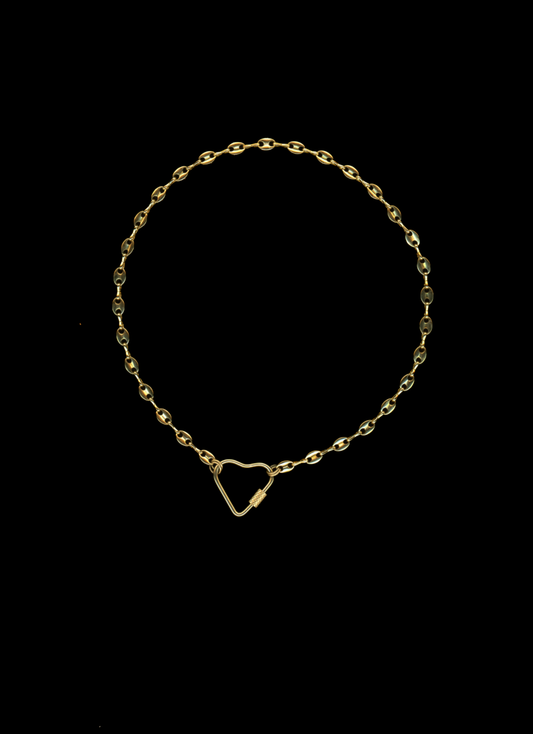 The Rory - Gold Plated Carabiner Chain