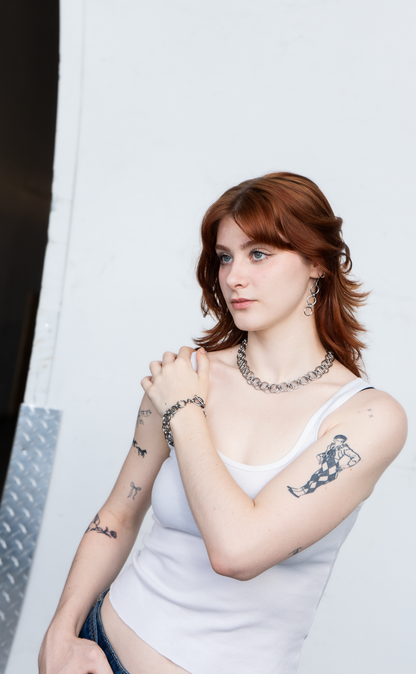 The Circe - Chainmail Statement Necklace