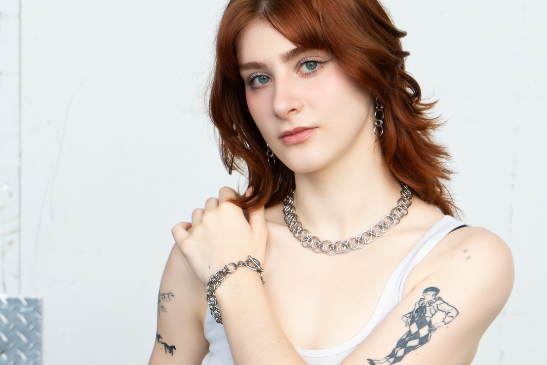 The Circe - Chainmail Statement Necklace