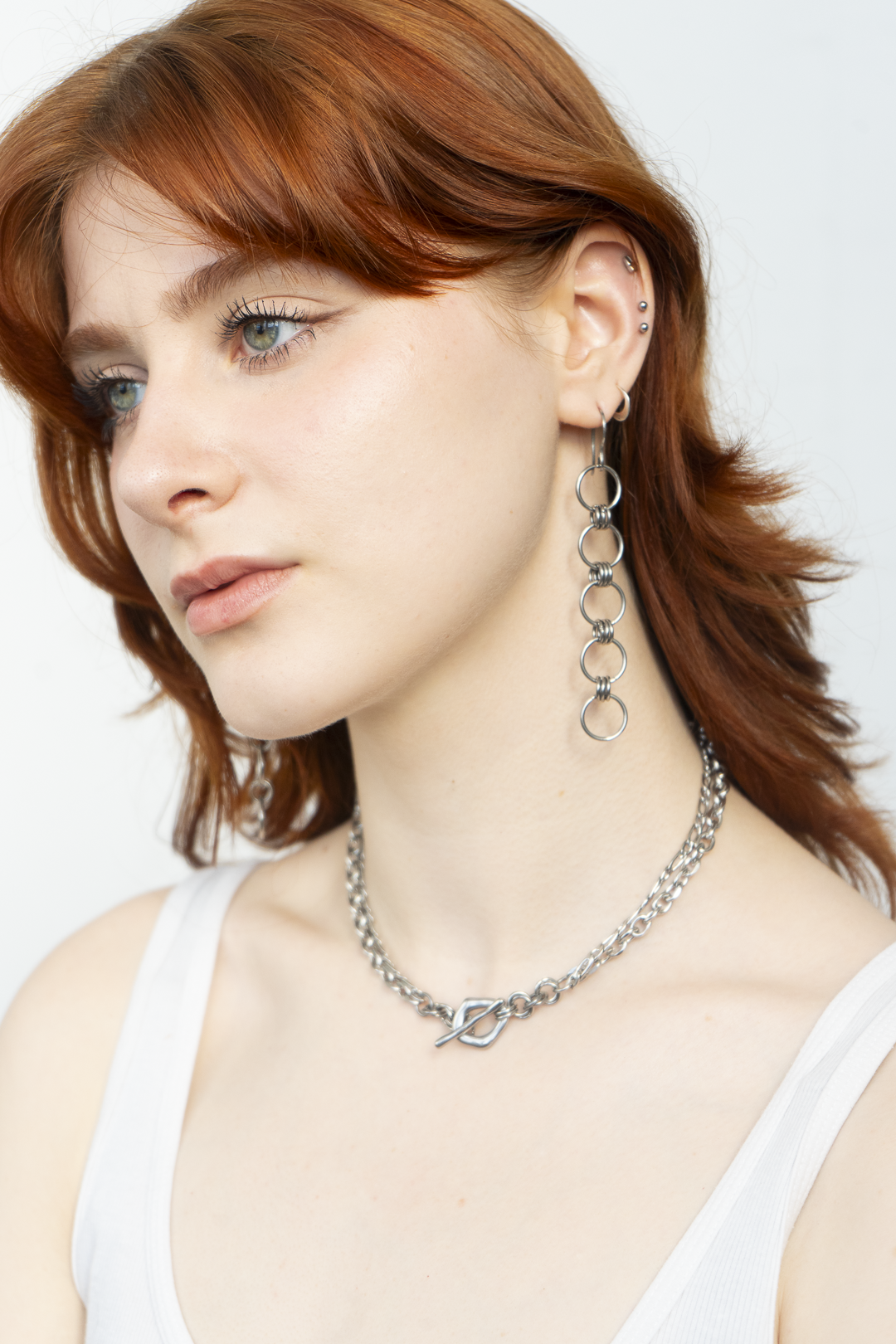 The Sable - Sculptural Toggle Choker