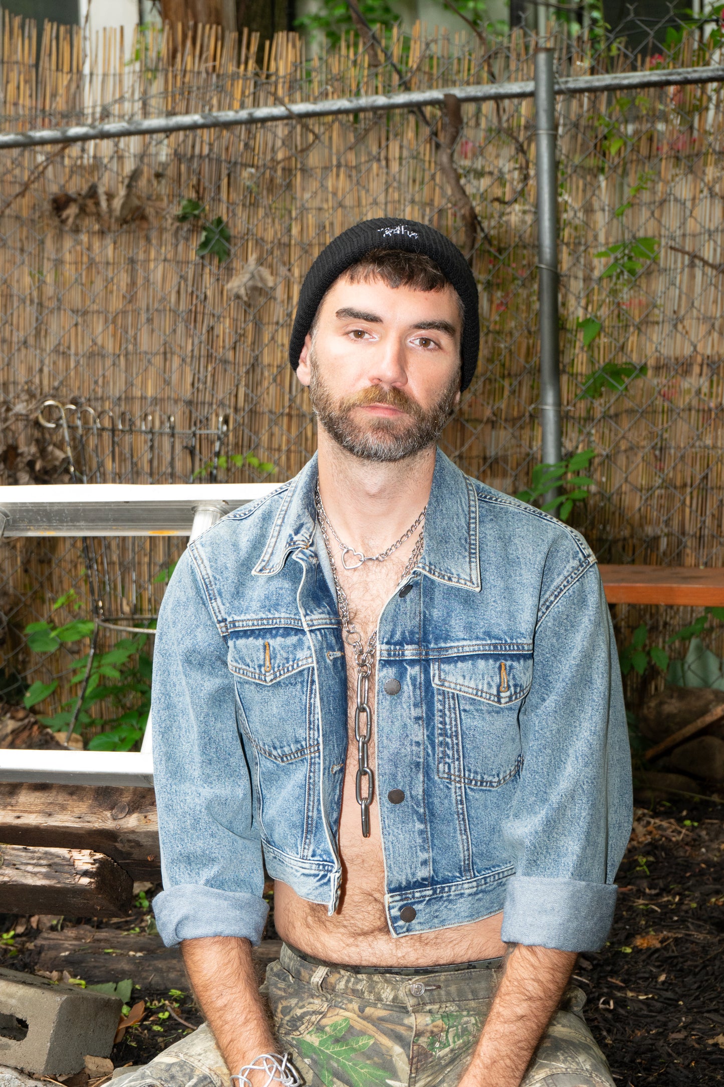 bywolfgang embroidered logo fisherman beanie