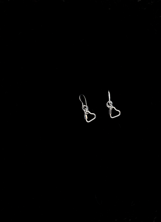 mini arden carabiner earrings