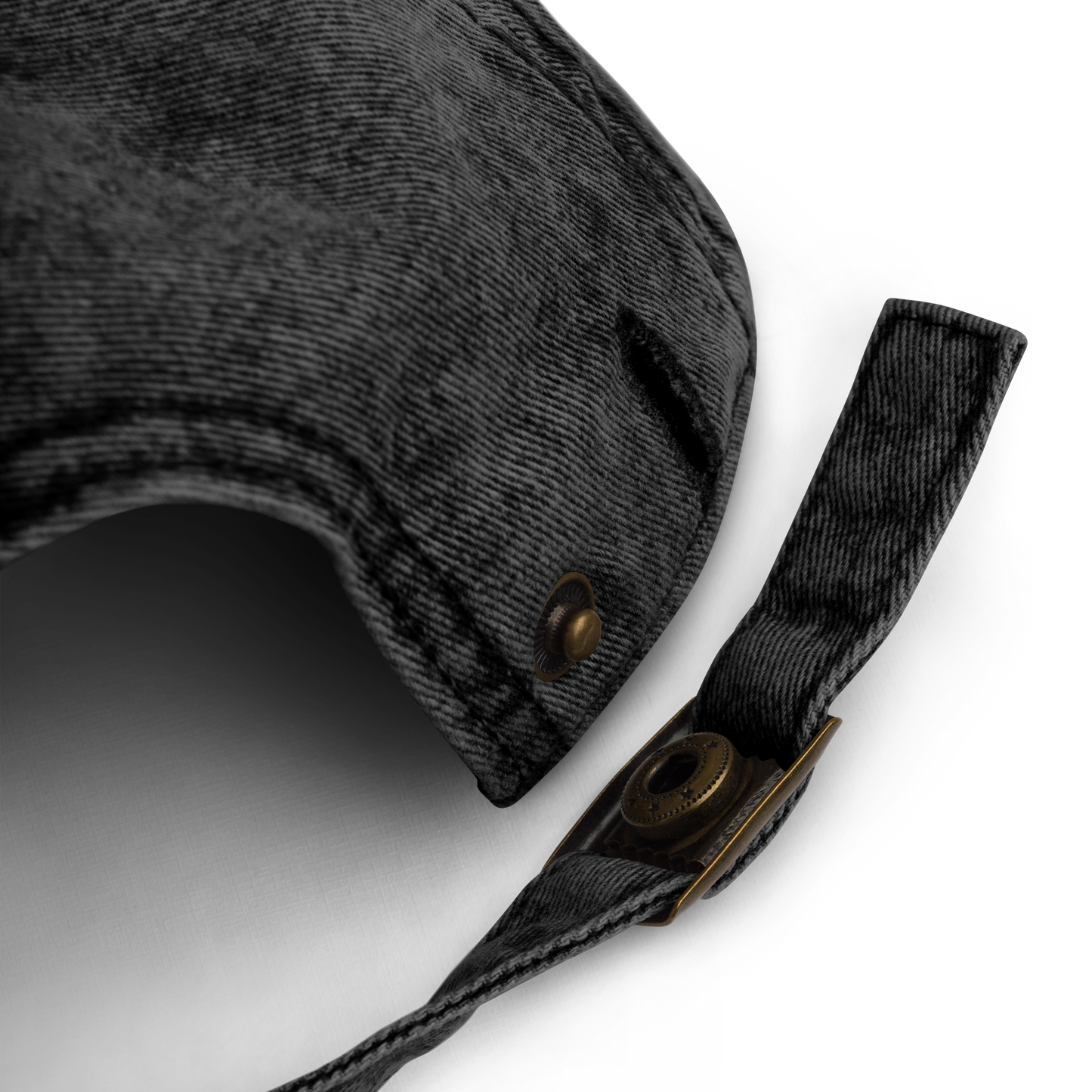 bywolfgang embroidered stonewash cotton twill dad cap